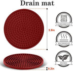 Cast Iron Cleaner Scrubber+Tray Heavy Duty Handle, 3mm Welded Chain Mail - Image 4