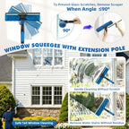 20FT Reach Duster Kit with 3-12FT Extension Pole for High Ceilings Cleaning - Image 6