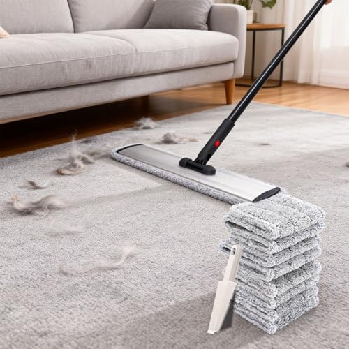 Flat Mop 24inch Heavy Duty Microfiber Wet Mop Commercial Mop - Image 4