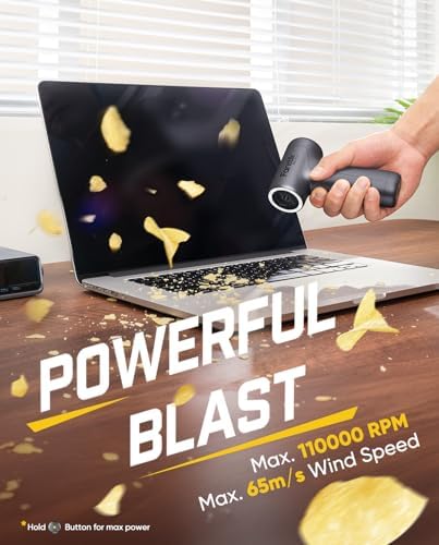 Fanttik B10 Pro Electric Air Duster (Sliver) - Image 4