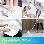 HOMEXCEL White Microfiber Cleaning Cloth, Microfiber Towels for Car,12 PK - Image 5