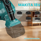 Cordless Vacuum for Makita Battery, 5 in 1 Lightweight Handheld Vacuum Cleaner with 500W Powerful Motor, 46 CFM Portable Hand Vacuum with Filtration HEPA for Floor, Carpet(Battery Not Included) - Image 3