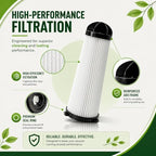 Replacement Filter Compatible with Hoover C2401 commercial backpack vacuum – fits hoover backpack vacuum bags and hoover vacuum filters for shoulder vac pro – Part Number 2KE2110000 - Image 7