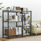 Hastatii Storage Rack Kitchen Baker's Rack - 3 Tiers 4 Baskets, Utility Coffee Bar, Air Fryer Stand with Steel Mesh Baskets - Image 4