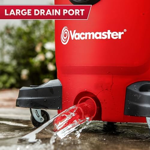 Vacmaster VJH1211PF 1101 12-Gal 5.5 Peak HP Heavy-Duty Wet/Dry Vac Red - Image 5