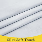 NICETOWN Greyish White Front Door Curtains Thermal Insulated Window Curtain - Image 6
