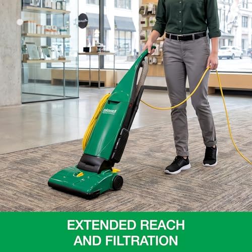 BISSELL BigGreen Commercial PowerForce Bagged Lightweight, Upright, Industrial, Vacuum Cleaner, BGU1451T - Image 4