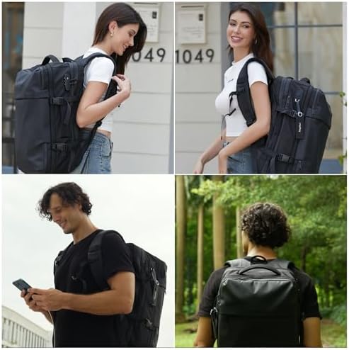 70L Vacuum Travel Backpack, TSA Lock, Charging Port, Waterproof - Image 6