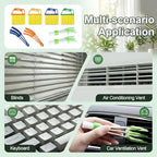 8 Pcs Window Blind Cleaner Duster Tool, 7 Fingers Blinds Cleaning Tool and 4 Pcs Air Vent Cleaner for Wood Venetian Blinds - Image 4