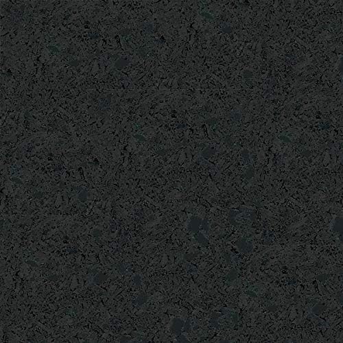 American Floor Mats 3/8in (9mm) Thick Solid Black 4' x 9' Heavy Duty Rubber Rolls, Protective Exercise Mats, Home Gym Rubber Flooring - Image 4