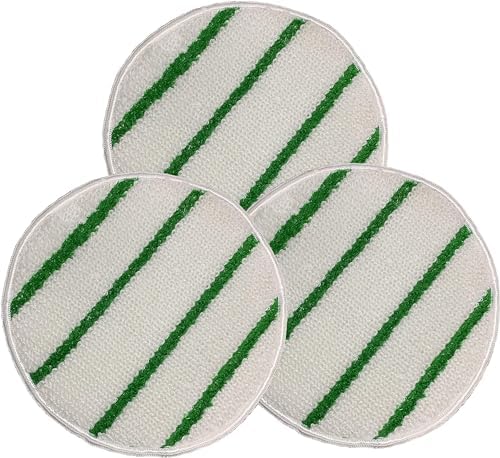 Commercial grade low-profile synthetic carpet bonnet with scrubber strips - 13 Inch - 3-Pack - Image 6