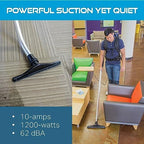 Powr-Flite Pro-Lite Backpack Vacuum Cleaner, 4-Quart Canister, BP4S - Image 4