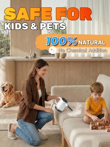 Handheld Steam Cleaner, 10S Fast Heat, Dual Power Modes & Self-Clean - Image 6
