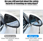 Bittwee 2PCS Car Side Mirror Squeegee, Retractable Auto Rearview Mirror Wiper, All-Purpose Window Squeegee for Cleaning Shower Glass Door, Vehicle Accessories Universal Fit（Green/Blue） - Image 6