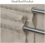 Semi Sheer Sidelight Door Curtains 25 X 72 Inches Long 2 Panels - Image 5
