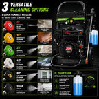 4200PSI Gas Pressure Washer 4.0GPM Gas Power Washer 212CC Gas Powered Washing Machine Commercial High Pressure Washer with 25ft Hose&5 Nozzles for Patio Garden Yard Vehicle,EPA/CARB/ETL - Image 4