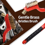 8Pcs Wire Brush Set for Cleaning Rust Paint, Heavy Duty Scratch Brushes - Image 5