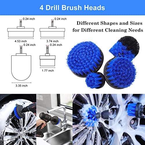 26Pcs Car Detailing Brush Set, Car Detailing Kit, Car Detailing Brushes, Car Cleaning Kit, Car Windshield Cleaning Tool, Professional Car Care kit - Car Wash Brush kit for Interior Exterior Wheels - Image 2