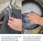 KinHwa Dish Cloths for Washing Dishes with Scrub Side, Microfiber Dish Rags - Image 5