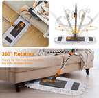 26" Commercial Dust Mop for Floor Cleaning, Heavy Duty Industrial Mop - Image 4