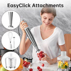 Turelar Immersion Blender Handheld Corded, 1100W 5 in 1 Hand Blender Set - Image 4