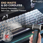 Powerful Air Duster, Rechargeable Blower, Turbo Fan, Barber Gifts - Image 6