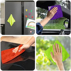 Magnetic Microfiber Cleaning Cloth, Multiple Colors, 6 x 6 Inch, 16 Pcs - Image 5