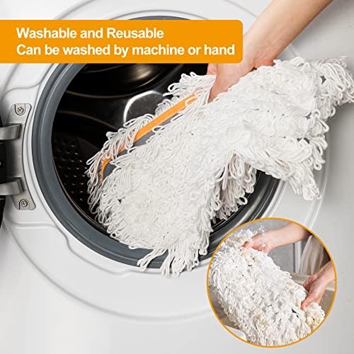CLEANHOME 36" Commercial Dust Mops for Floor Cleaning,Grey - Image 5
