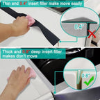 Stove Counter Gap Cover - 25 Inch Silicone Oven Gap Filler 2 Pack Clear - Image 2