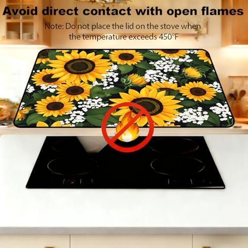 Stove Top Cover,28.5"L x 20.40"W,Heat Resistant Cooktop Protector Mat - Image 6