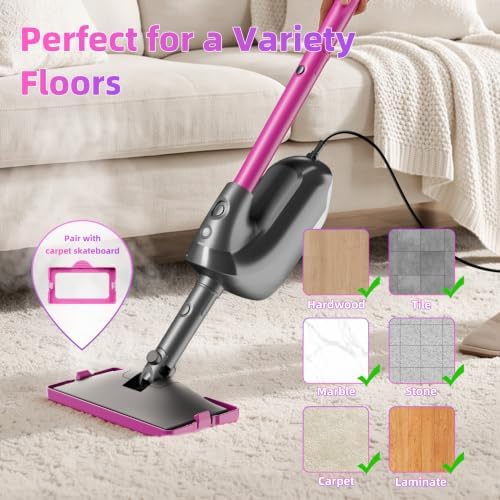 9-in-1 Steam Mop Detachable Handheld Steam Cleaner for Multi-Surface - Image 3