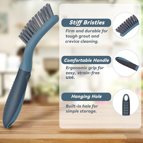 2 Pack Grout Scrub Brush with Stiff Bristles - Image 5