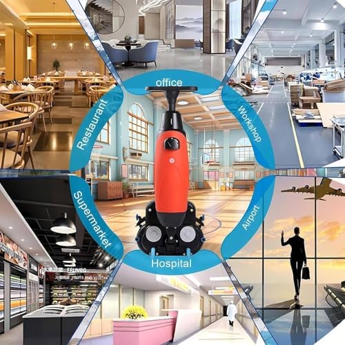 Commercial Floor Scrubber Machine, Electric Buffer Polisher, 3-in-1 - Image 2