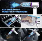 Cordless Handheld Car Vacuum, 22000PA Strong Suction Mini Vacuum, 100000 RPM Brushless Motor, 4-in-1 Portable Vacuum for Car Detailing, Pet Hair, Home, Office, Sofa, Carpet, Stairs, Couch - Image 4