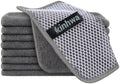 KinHwa Dish Cloths for Washing Dishes with Scrub Side, Microfiber Dish Rags by KinHwa