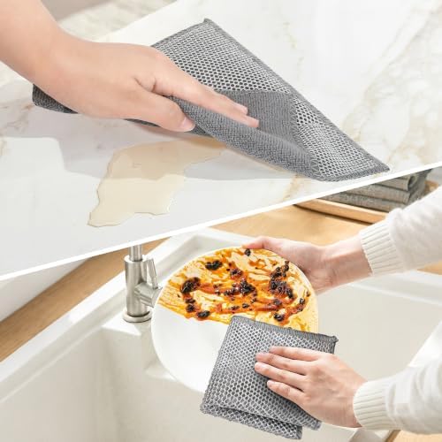 12PK Multipurpose Wire Dishcloth, Double-Side Non Scratch Wire Dishcloth. - Image 6