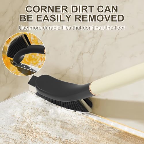 Crevice Cleaning Brush, Hard Bristle Grout Brush Gap Cleaner Tool for Tight Groove Spaces, Kitchen, Bathroom, Sliding Shower Door, Faucets Corners, Tiles, Sink and Windows Track - Image 3