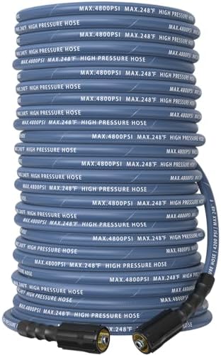 3/8" ID Pressure Washer Hose 200 ft, 4800 PSI M22-14mm Females by Unknown