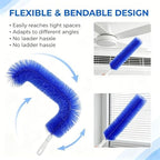 Bendable Microfiber Head,Reusable Dust Remover，Fan Cleaning Brush Washable and Reusable; Suitable for Ceiling Fan Blades, Blinds, Air Conditioner Vents, and Car Interiors (Black-4pcs) - Image 2