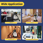 2-in-1 Commercial Carpet Cleaner Machine, 1034W Professional Carpet Cleaner Machine 6 Suction Tools 360° Swiveling Wheels Two Water Tanks Circulating Air Cooling Portable Carpet Cleaner - Image 2