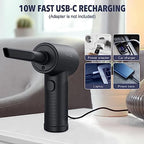Compressed air Duster, Yomile 2 in 1 120000RPM Cordless Air Duster with 7600mAh Battery Dust Blower for Keyboard Cleaner,Rechargeable Air Blower - Image 5