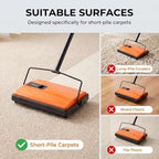 CLEANHOME Manual Carpet Sweeper For Pet Hair and Dust Remove - Image 4