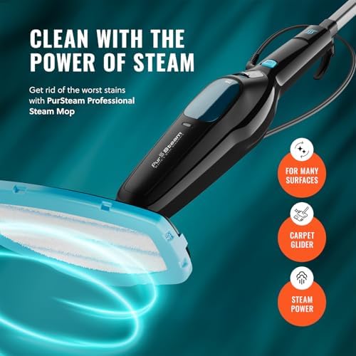 PurSteam Multi-Surface Steam Mop Floor Cleaner for Hardwood, Tile & Carpet - Image 3