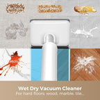 Wet Dry Vacuum Mop - Self-Cleaning Floor Washer with 180°Lie-Flat & 0 Hair Tangle, Self-Propelled Edge Cleaning, 60Min Runtime, Designed for Pet Hair, Kids' Spills & Daily Household Cleaning - Image 2