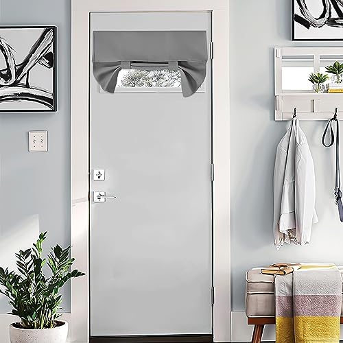 NICETOWN Silver Grey Camper RV Blackout Window Curtain 26 x 18 inches Long by NICETOWN