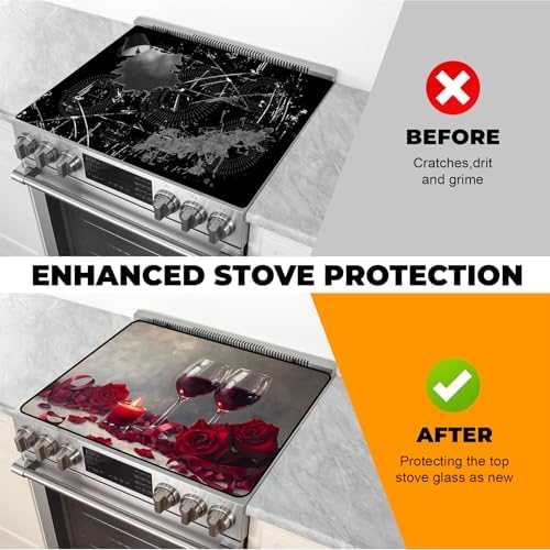 Stove Top Cover for Glass Electric Stove, 28.5"L x 20.5"W - Image 5