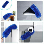 ZZ LAZYCOTTAGE Duster, Microfiber Dusters with 2 Handle Sets, Durable 15-98.1 Inches Long Telescopic Rod, Washable, Feather Dusters for Cleaning Cobweb and Ceilings Fans, 5 Pack (Blue) - Image 4