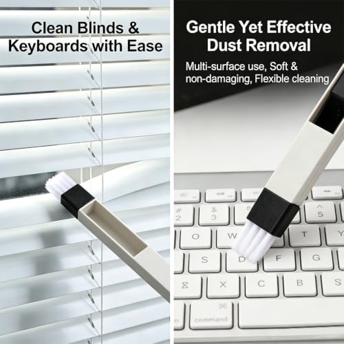 11 Pack Window Track Cleaning Tools Set, Window Groove Cleaning Brush Kit, Hard Bristle for Sliding Door, Sill, Tile Lines, Shutter, Corner, Grout, Sink - Image 6