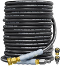 3/8" 4800PSI Pressure Washer Hose 100FT Swivel Quick Connect by TechSweeppro