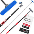 Tyroler Professional Window Squeegee with Extension Pole 6-19 ft by TyrolerBrightTools